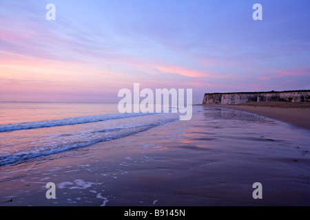 Joss Bay Kent bei Dawn Sonnenaufgang Kent England Stockfoto