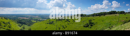 Des Teufels Knet-Trog Wye Downs Kent England Stockfoto