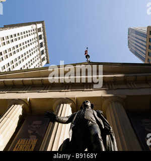 Federal Hall, Wall Street, New York City USA Stockfoto