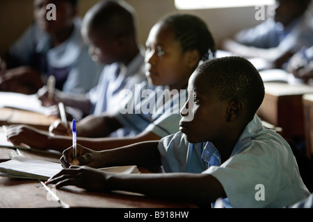 Nigeria: Unterricht an einer weiterführenden Schule in Maiduguri Stockfoto