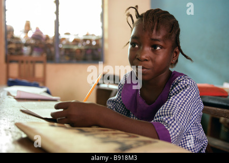 Nigeria: Mädchen an einer weiterführenden Schule in Shuwa Stockfoto