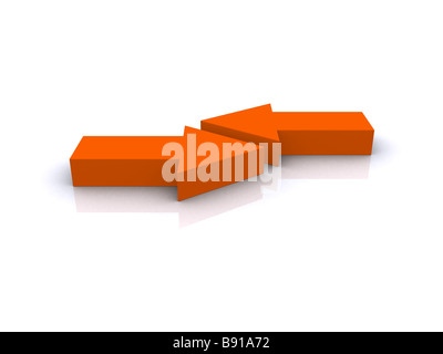 3D Pfeile Stockfoto