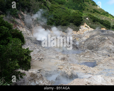 Sulphur Springs St Lucia Stockfoto