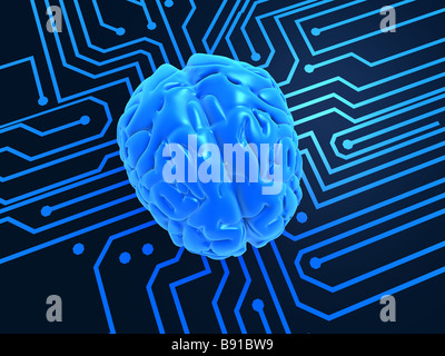künstliche Intelligenz Stockfoto