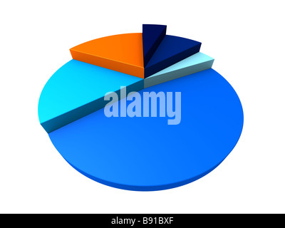 einfaches Diagramm Stockfoto