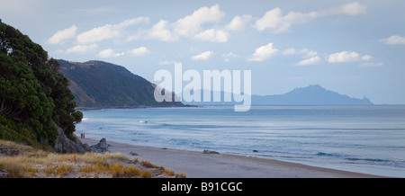 Mangawhai Heads Strand Stockfoto