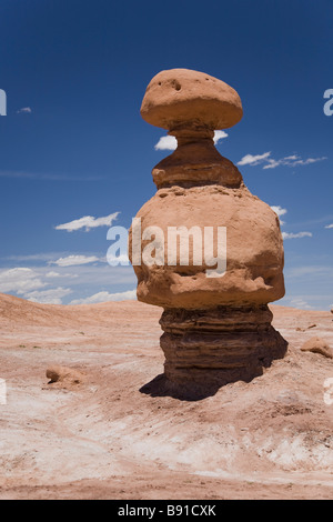 Seltsame Felsformationen im Goblin Valley State Park in Utah, USA. Stockfoto