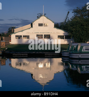 Laleham Werft auf dem Fluss Themse, Staines, Surrey Stockfoto