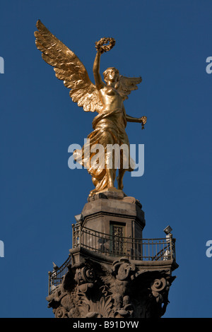 El Ángel De La Independencia - Engel der Unabhängigkeit. Mexiko-Stadt, Mexiko Stockfoto