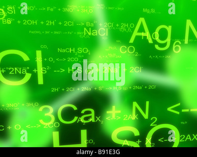 Wissenschaft Abbildung Stockfoto