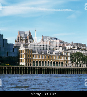 Billingsgate auf der Themse, City of London, dem ehemaligen Gelände der Londoner Fischmarkt Stockfoto