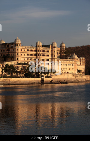 Indien Rajasthan Udaipur Lake Pichola Fateh Prakash Palace Hotel Stockfoto