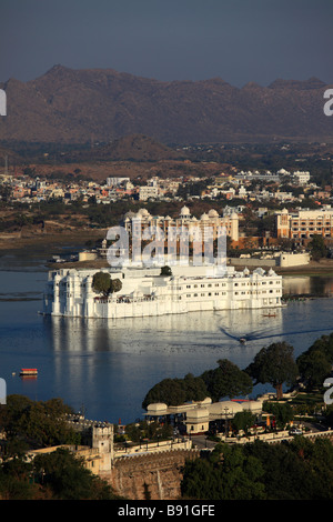Indien Rajasthan Udaipur Lake Pichola-See Palace Hotel Stockfoto