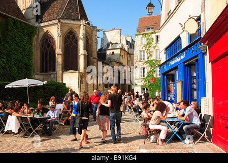 PARIS, RUE DES BARRES MARAIS-VIERTEL Stockfoto