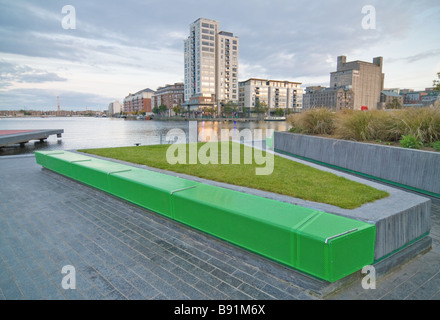 Moderner Architektur in den Canal Docks Gegenden von Dublin Stockfoto