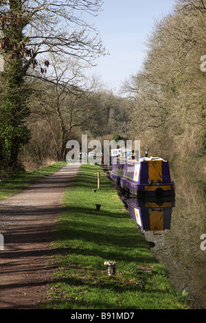 Kennet und Avon Kanal, Avoncliff, Nr Bradford on Avon, Wiltshire, England, Großbritannien Stockfoto