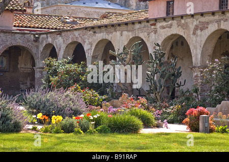 Mission Gelände, Mission San Juan Capistrano Stockfoto