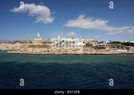 Küste im Reef Oasis, Sharm El Sheikh Stockfoto