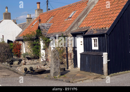 Ferienhaus in Cullen auf der Moray Küste, Nord-Ost-Schottland, UK Stockfoto