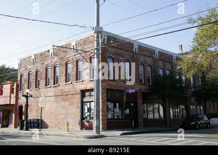 Alten Backsteingebäude in Ybor City Tampa Florida USA Stockfoto