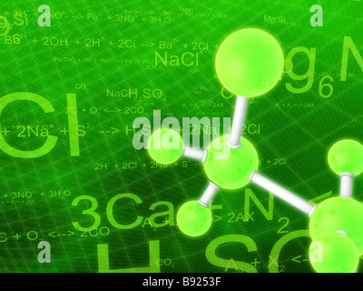 Wissenschaft Abbildung Stockfoto