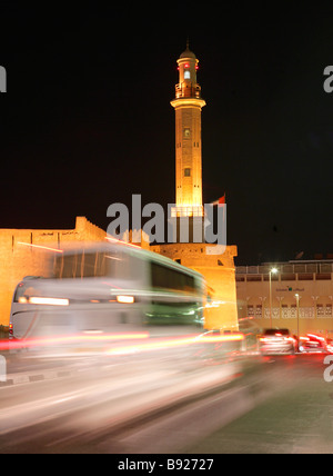 Al Fahidi Fort das älteste Gebäude in Dubai und beherbergt heute das Dubai Museum Stockfoto