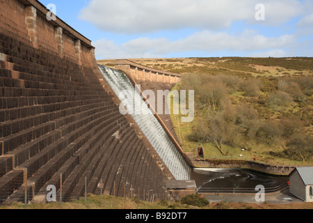 Avon-Staudamm in der Nähe von Shipley im zeitigen Frühjahr, Dartmoor, Devon, England, UK Stockfoto