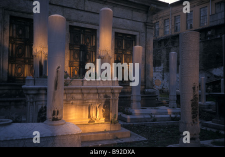 Gräber der osmanischen Türkisch Istanbul Türkei Stockfoto