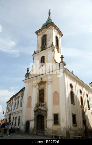 Serbische orthodoxe Kirche Blagovestenska Templom in Szentendre, in der Nähe von Budapest Stockfoto