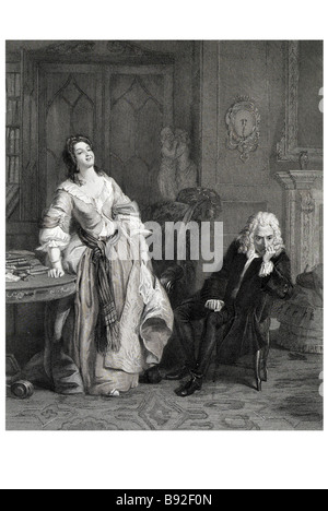 Der Maler abgelehnt Dichter William Powell Frith Englisch 1819 1909 Stockfoto