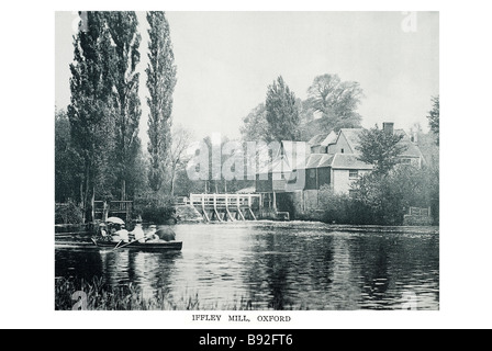 Iffley Mühle Oxford Iffley ist ein Dorf in Oxfordshire, England, innerhalb der Grenzen der Stadt von Oxford, befindet sich zwischen der Stockfoto