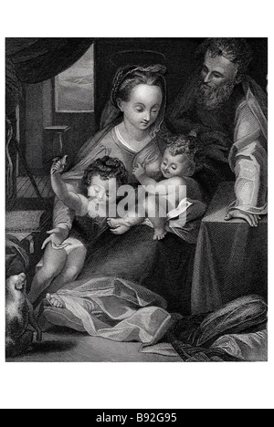 Heilige Familie Herrn Heiland Jesus Christus Stockfoto