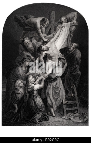 Abbau von Cross Herrn Heiland Jesus Christus Stockfoto