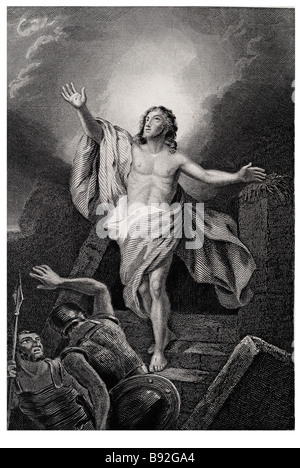Resurrestion Erlöser Jesus Christus Stockfoto