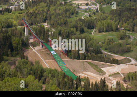 Tehvandi Sportzentrum, K 90 Schanze Valga County, Estland, Europa Stockfoto