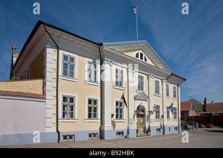 Rathaus in Pärnu, Estland, Europa Stockfoto