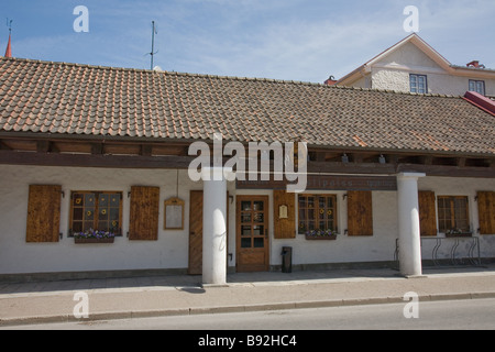 Taverne Postipoiss in Pärnu, Estland, Europa Stockfoto