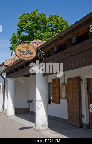 Taverne Postipoiss in Pärnu, Estland, Europa Stockfoto