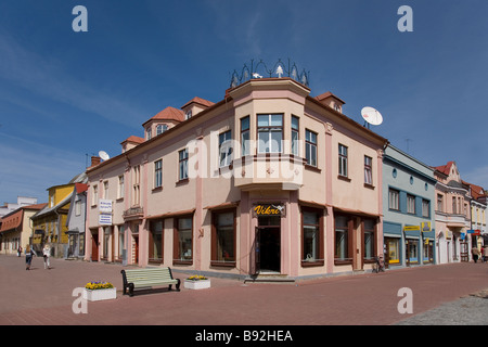 Rüütli Street in Pärnu, Estland, Europa Stockfoto