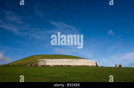 Newgrange Durchgang Grab County Meath Ireland Stockfoto