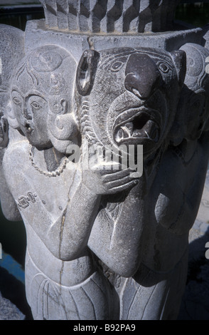 Persische Kunst Palast Isfahan Iran Stockfoto