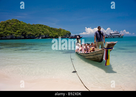 Mae Koh Island im Angthong national Marine Park Ko Samui-Thailand Stockfoto