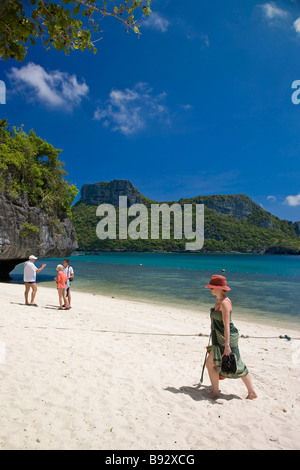 Mae Koh Island im Angthong national Marine Park Ko Samui-Thailand Stockfoto