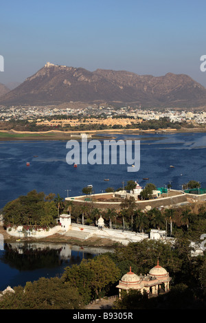 Indien Rajasthan Udaipur Pichola-See Stockfoto