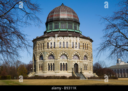 Sechzehn doppelseitige Nott Memorial Building am Union College Schenectady New York nur 16 Seiten Gebäude in der nördlichen Hemisphäre Stockfoto