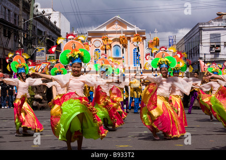 Dinagyang Festival Iloilo City, Philippinen, Asien Stockfoto