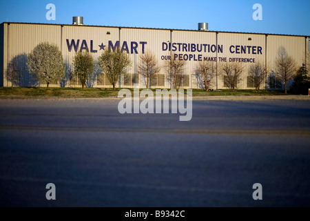 Walmart Distribution Center Nr. 6094 in Bentonville, Arkansas, Vereinigte Staaten von Amerika Stockfoto