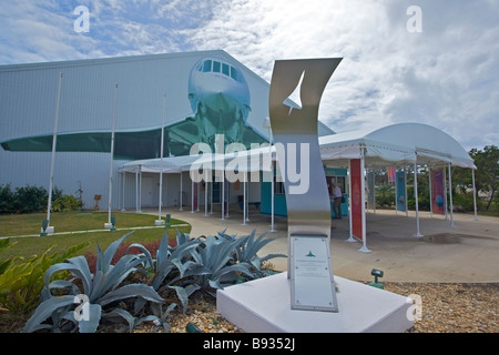 Barbados Concorde Experience bei "Grantley Adams International Airport" Stockfoto