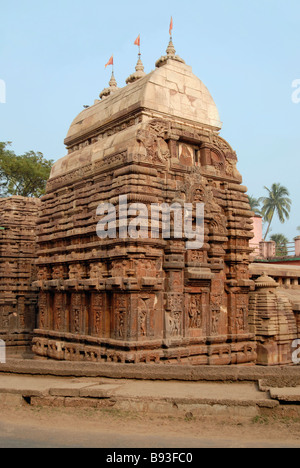 Vaital Bügel, allgemeine Ansicht von Südwesten. Bhubaneshwar, Orissa, Indien. Stockfoto