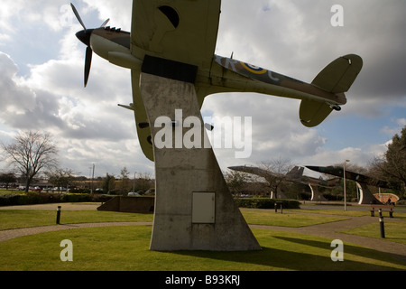 US-Militär base Mildenhall, Großbritannien Stockfoto